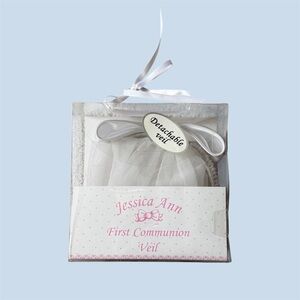 New Girl’s Detachable First Communion Veil